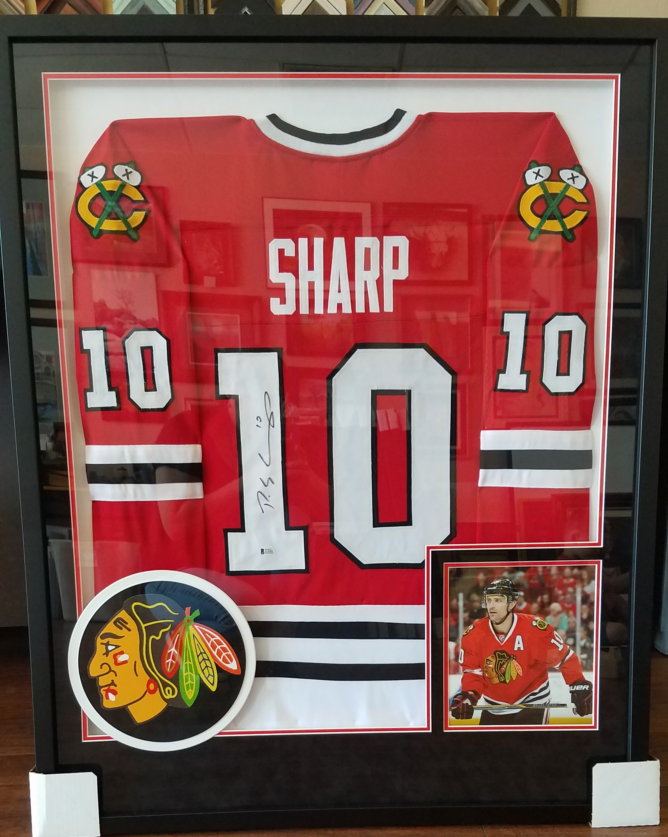 Large sports jersey framing